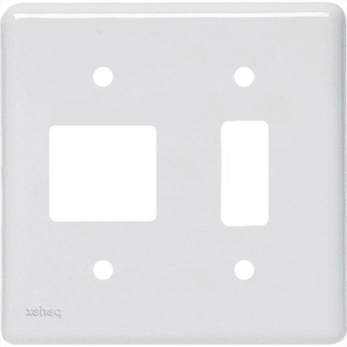 Placa Perlex Branca 4X4 (1 Saida+2 Saida) 23Pl12