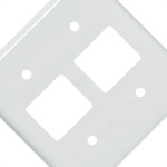 Placa Perlex Branca 4X4 (2 Saida+2 Saida) 23Pl22