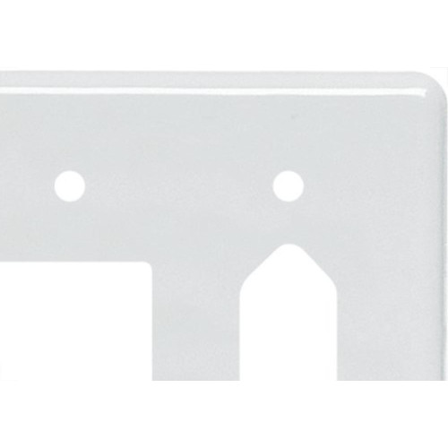 Placa Perlex Branca 4X4 (2 Saida+Tomada) 23Pl2/1T