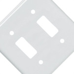 Placa Perlex Branca 4X4 (1 Saida+1 Saida) 23Pl11
