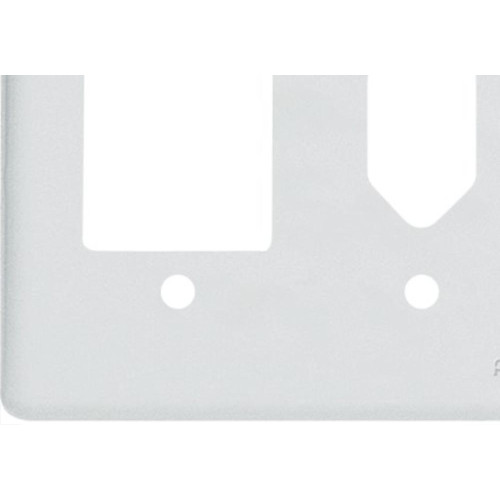 Placa Perlex Branca 4X4 (3 Saida+Tomada) 23Pl3/1T