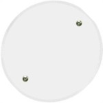 Placa Perlex Branca 4X4 (Redonda) 23Pl520
