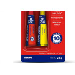 Adesivo Epoxi Liquido Polyfort 10 Minutos 24G Pulvitec Ea004