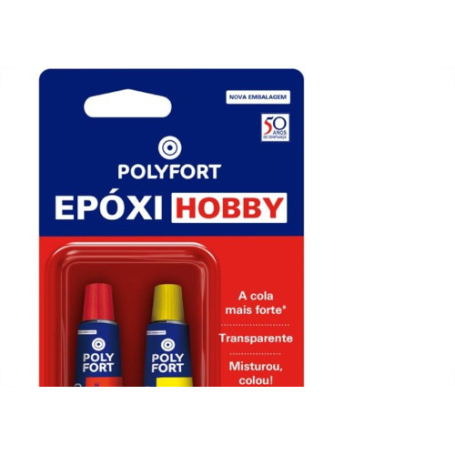 Adesivo Epoxi Liquido Polyfort 10 Minutos 24G Pulvitec Ea004