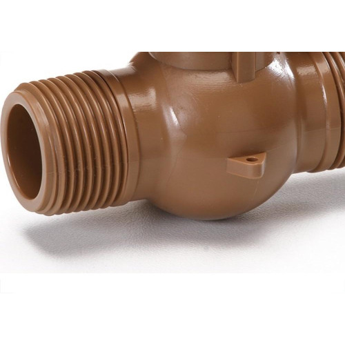 Registro Esfera Pvc Polierg 3/4''Rosca Externa 3.31.036.0033 - Kit C/10 