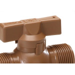 Registro Esfera Pvc Polierg 3/4''Rosca Externa 3.31.036.0033 - Kit C/10 