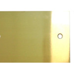 Placa Piso Latao 4X4 Cega Pl4400