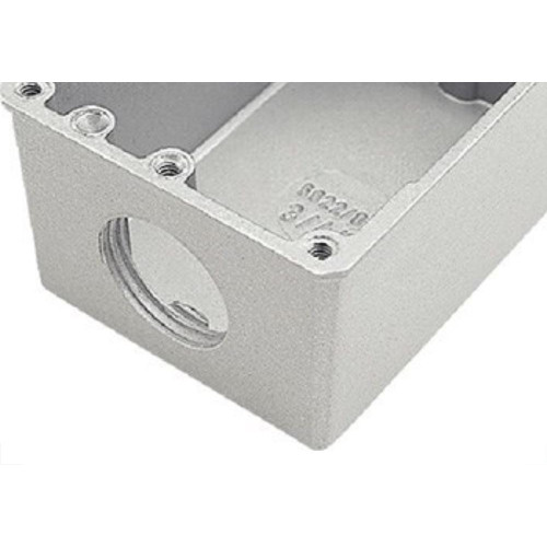 Caixa Piso Aluminio Fundido 4X2 Baixa Entrada/Saida 3/4'' Cps42Bc34