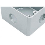 Caixa Piso Aluminio Fundido 4X4 Alta X 1'' Cps44Ax1