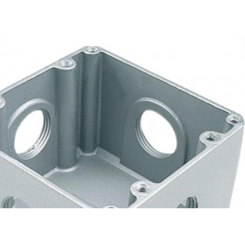 Caixa Piso Aluminio Fundido 4X4 Alta X 1'' Cps44Ax1