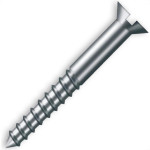 Parafuso Madeira Cabeca Fenda 3,5 X 30 Jomarca % 02047/27036 - Kit C/5 Centos