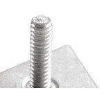 Perfilado Porca Losangular Com Pino 1/4'' P2790 - Kit C/100 