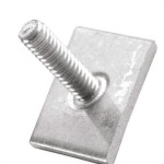 Perfilado Porca Losangular Com Pino 3/8'' P2800 - Kit C/100 