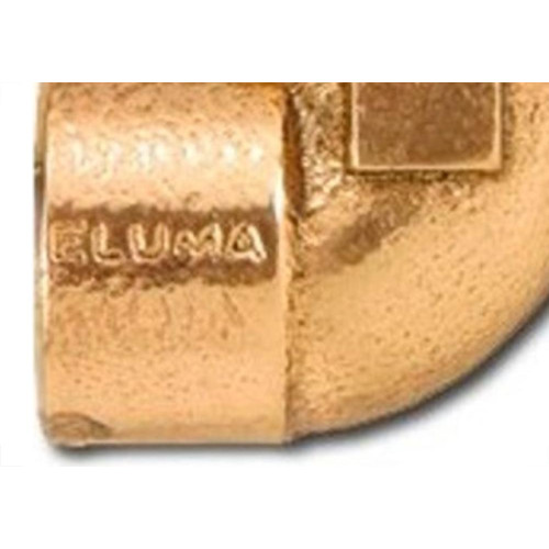 Cotovelo Bronze Eluma Bolsaxfemea 22 X 3/4 Solda 10 