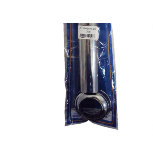 Tubo Ligacao Vila Rica Latao Cromado Ajustavel 25Cm 413