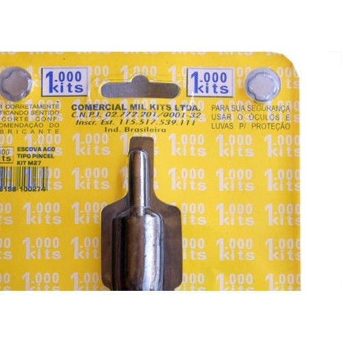 Escova Aco Milkits Tipo Pincel 3/4'' Cartela 1 Peca M27