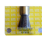 Escova Aco Milkits Tipo Pincel 1'' Cartela 1 Peca M28