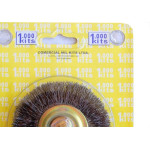 Escova Aco Milkits 3 X 1/2 Com Haste Cartela 1 Peca M29