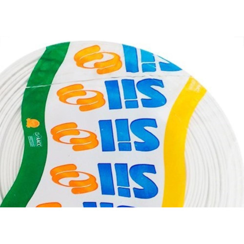 Fio Cabinho Flexivel Sil 10,0 Branco 100M 