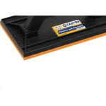 Desempenadeira Pvc Castor 12X22 Com Borracha Preta 23