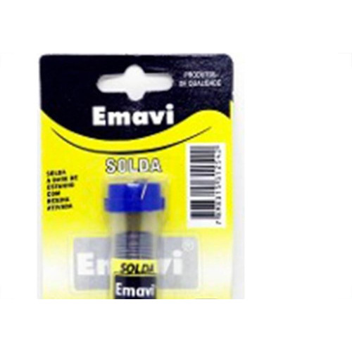 Solda Emavi Em Tubo 25Gr Com Cartela Sae