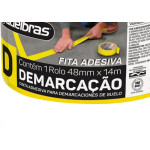 Fita Demarcacao Solo Adelbras 48X14M Amarela 