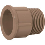 Adaptador Marrom Amanco Curto Liso Rosca 32X1 11509 - Kit C/25 
