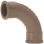 Curva Marrom Amanco Liso/Liso 60Mm X 90'' 11613 - Kit C/5 