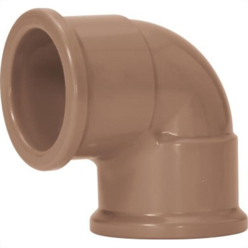Cotovelo Marrom Amanco Liso/Liso 90''X 32Mm 11672 - Kit C/25 