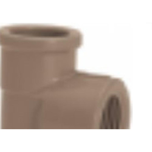 Tee Marrom Amanco Reducao Liso/Liso/Rosca 25Mmx1/2'' 10322/11847 - Kit C/50 