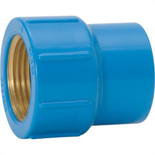 Luva Azul Amanco Liso/Rosca 20Mm X 1/2'' 10413/11750 - Kit C/24 