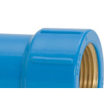 Luva Azul Amanco Liso/Rosca 20Mm X 1/2'' 10413/11750 - Kit C/24 