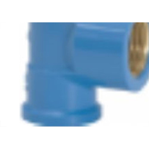 Tee Azul Amanco Reducao Liso/Liso/Rosca 25Mmx1/2'' 10424/11843 - Kit C/24 