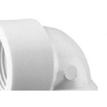 Cotovelo Branco Amanco Rosca/Rosca 90X1'' - Kit C/24