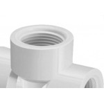 Tee Branco Amanco Rosca/Rosca/Rosca 1'' X 1'' 10208/11828 - Kit C/16 