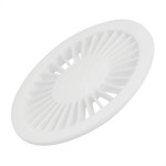 Grelha Plastica Amanco Redonda Cromado 15X15 90607