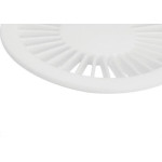 Grelha Plastica Amanco Redonda Cromado 15X15 90607