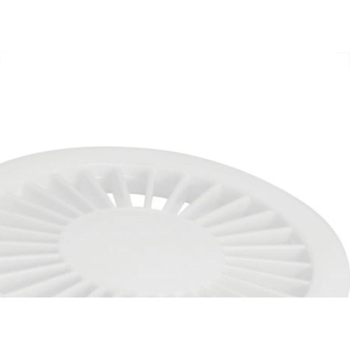 Grelha Plastica Amanco Redonda Cromado 15X15 90607