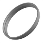 Porta Grelha Redonda Amanco Cinza 15Cm 10375/11772 - Kit C/20 