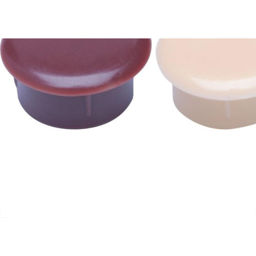 Tapa Furo Para Madeira Milenio Branco 8Mm 1000Pecas 