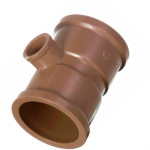 Tee Marrom Amanco Reducao Liso/Liso/Liso 40Mmx25Mm 11823 - Kit C/10 