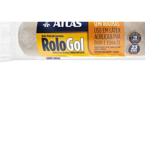 Rolo La Atlas Standard 23Cm Sem Cabo 923/19