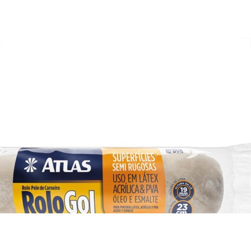 Rolo La Atlas Standard 23Cm Sem Cabo 923/19