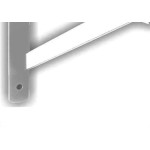Suporte Prateleira Hayner Forte Branca 25Cm Peca 201511 - Kit C/12 