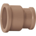 Luva Marrom Amanco Reducao Liso/Liso 25X20Mm 10292/11729 - Kit C/50 