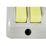 Interruptor Externo Perlex Reto 2 Simples 182