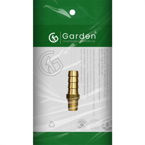 Espigao Fixo Garden''Macho'' 1/8X3/8 11128E Espigao Fixo Garden''Macho'' 1/8X3/8 11128E