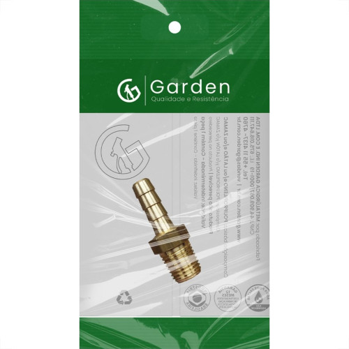 Espigao Fixo Garden''Macho'' 1/4X5/16 11102E