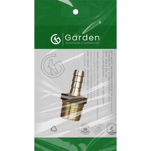 Espigao Fixo Garden''Macho'' 1/2X3/8 11111E Espigao Fixo Garden''Macho'' 1/2X3/8 11111E