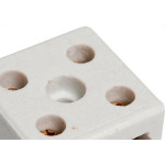 Conector Porcelana Brasfort 2 Polos 16Mm 8766 - Kit C/50 